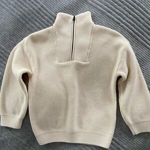 Zara Toddler Half-Zip Sweater